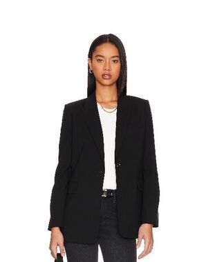 1. State Black Single-Button Blazer